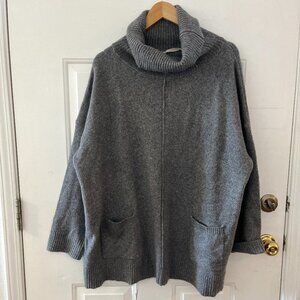 Soft Surroundings Gray Cowl Neck Sweater